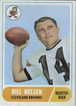 1968 Topps #189 - Bill Nelsen - Cleveland Browns