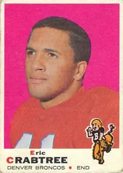 1969 Topps #151 - Eric Crabtree - Denver Broncos