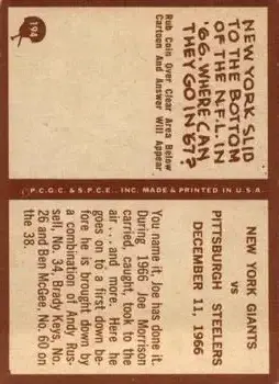 1967 Philadelphia #194 - Card #194 1967 Philadelphia #194 - Card #194