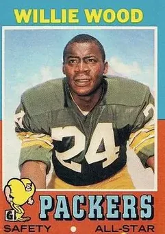 1971 Topps #55 - Willie Wood - Green Bay Packers