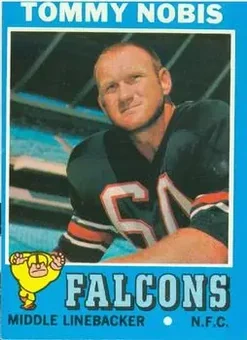 1971 Topps #60 - Tommy Nobis - Atlanta Falcons