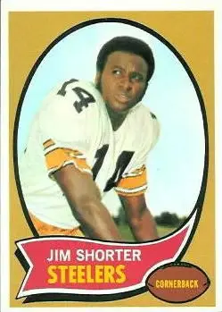 1970 Topps #56 - Jim Shorter - Pittsburgh Steelers