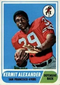1968 Topps #191 - Kermit Alexander - San Francisco 49ers