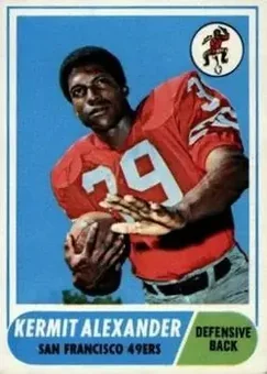 1968 Topps #191 - Kermit Alexander - San Francisco 49ers