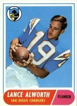 1968 Topps #193 - Lance Alworth - San Diego Chargers