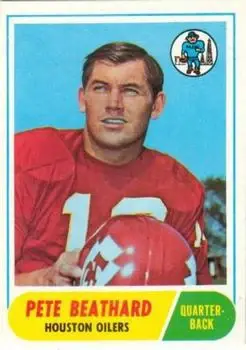 1968 Topps #198 - Pete Beathard - Houston Oilers