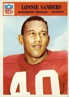 1966 Philadelphia #192 - Lonnie Sanders - Washington Redskins