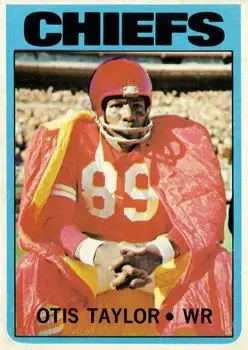 1972 Topps #10 - Otis Taylor - Kansas City Chiefs