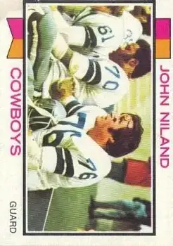 1973 Topps #10 - John Niland - Dallas Cowboys