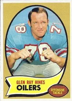 1970 Topps #61 - Glen Ray Hines - Houston Oilers
