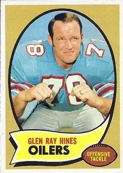 1970 Topps #61 - Glen Ray Hines - Houston Oilers