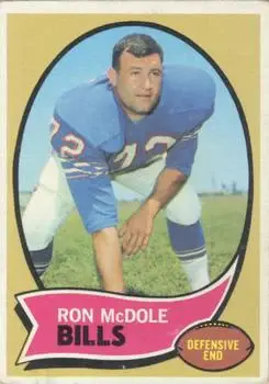 1970 Topps #63 - Roland McDole - Buffalo Bills