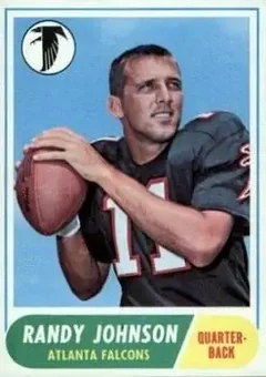 1968 Topps #203 - Randy Johnson - Atlanta Falcons