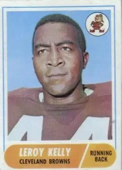 1968 Topps #206 - Leroy Kelly - Cleveland Browns