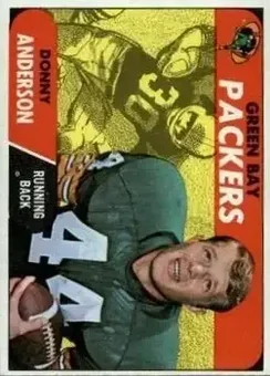 1968 Topps #209 - Donny Anderson - Green Bay Packers