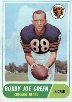 1968 Topps #214 - Bobby Joe Green - Chicago Bears
