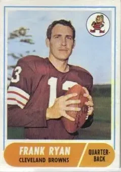 1968 Topps #215 - Frank Ryan - Cleveland Browns