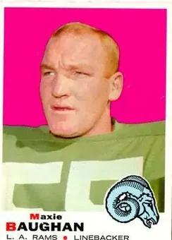 1969 Topps #169 - Maxie Baughan - Los Angeles Rams