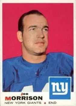 1969 Topps #175 - Joe Morrison - New York Giants