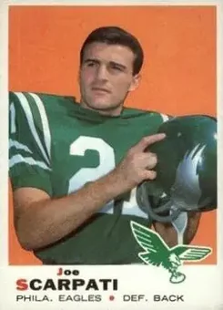 1969 Topps #176 - Joe Scarpati - Philadelphia Eagles