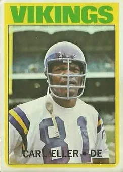 1972 Topps #20 - Carl Eller - Minnesota Vikings 1972 Topps #20 - Carl Eller - Minnesota Vikings