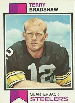 1973 Topps #15 - Terry Bradshaw - Pittsburgh Steelers