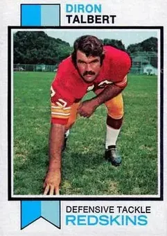 1973 Topps #19 - Diron Talbert - Washington Redskins