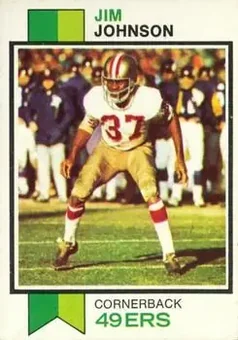 1973 Topps #20 - Jim Johnson - San Francisco 49ers