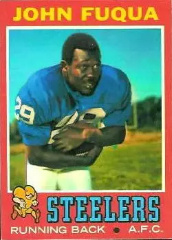 1971 Topps #76 - John Fuqua - Pittsburgh Steelers