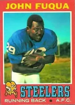 1971 Topps #76 - John Fuqua - Pittsburgh Steelers