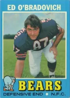 1971 Topps #78 - Ed O'Bradovich - Chicago Bears