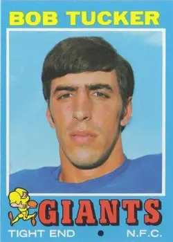 1971 Topps #79 - Bob Tucker - New York Giants