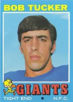 1971 Topps #79 - Bob Tucker - New York Giants