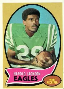 1970 Topps #72 - Harold Jackson - Philadelphia Eagles