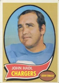 1970 Topps #73 - John Hadl - San Diego Chargers