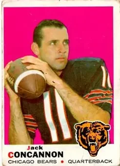 1969 Topps #186 - Jack Concannon - Chicago Bears