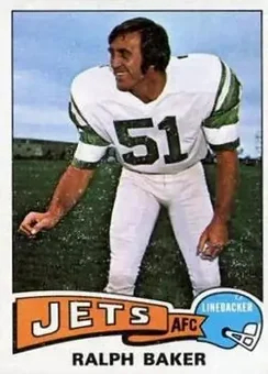 1975 Topps #9 - Ralph Baker - New York Jets