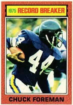 1976 Topps #3 - Chuck Foreman - Minnesota Vikings