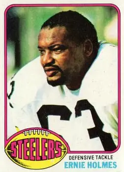 1976 Topps #9 - Ernie Holmes - Pittsburgh Steelers