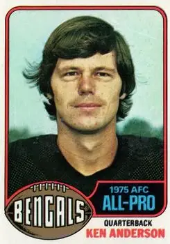 1976 Topps #10 - Ken Anderson - Cincinnati Bengals