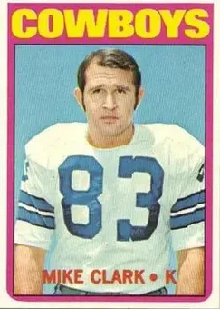 1972 Topps #27 - Mike Clark - Dallas Cowboys
