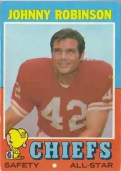 1971 Topps #88 - Johnny Robinson - Kansas City Chiefs