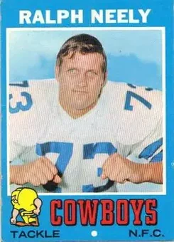 1971 Topps #89 - Ralph Neely - Dallas Cowboys