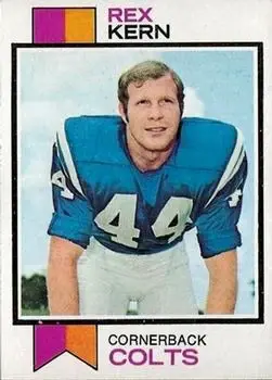 1973 Topps #28 - Rex Kern - Baltimore Colts