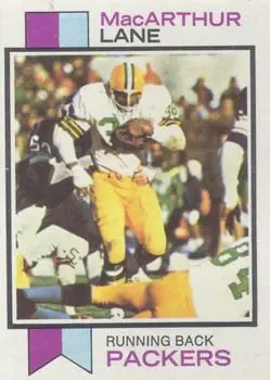 1973 Topps #29 - MacArthur Lane - Green Bay Packers