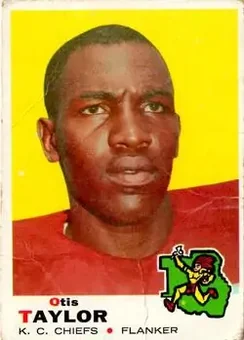 1969 Topps #191 - Otis Taylor - Kansas City Chiefs