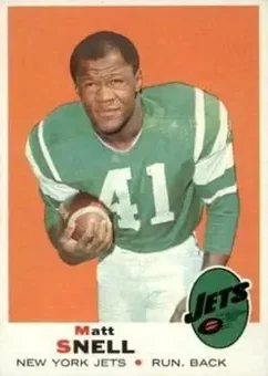 1969 Topps #193 - Matt Snell - New York Jets 1969 Topps #193 - Matt Snell - New York Jets
