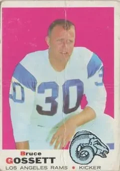 1969 Topps #194 - Bruce Gossett - Los Angeles Rams