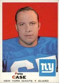 1969 Topps #197 - Pete Case - New York Giants
