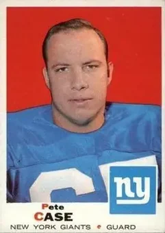 1969 Topps #197 - Pete Case - New York Giants 1969 Topps #197 - Pete Case - New York Giants